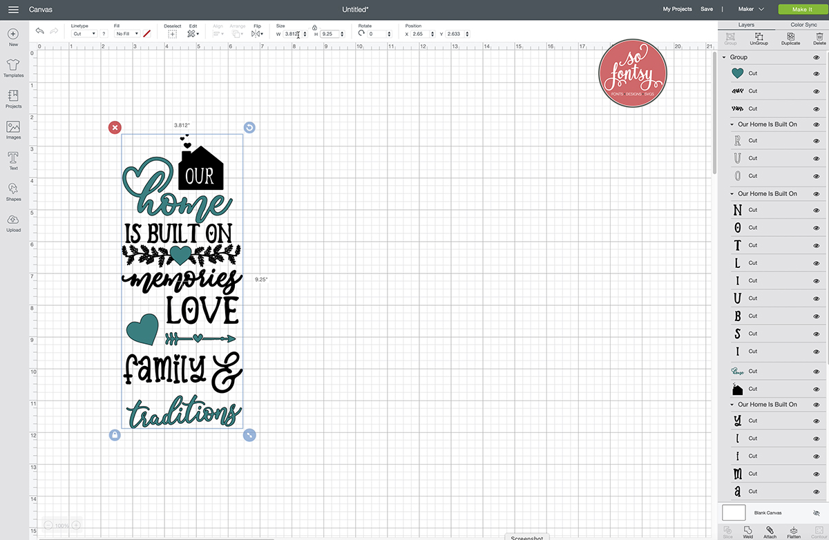 Download Cricut Design Space How To Turn An Svg Into Print Then Cut So Fontsy