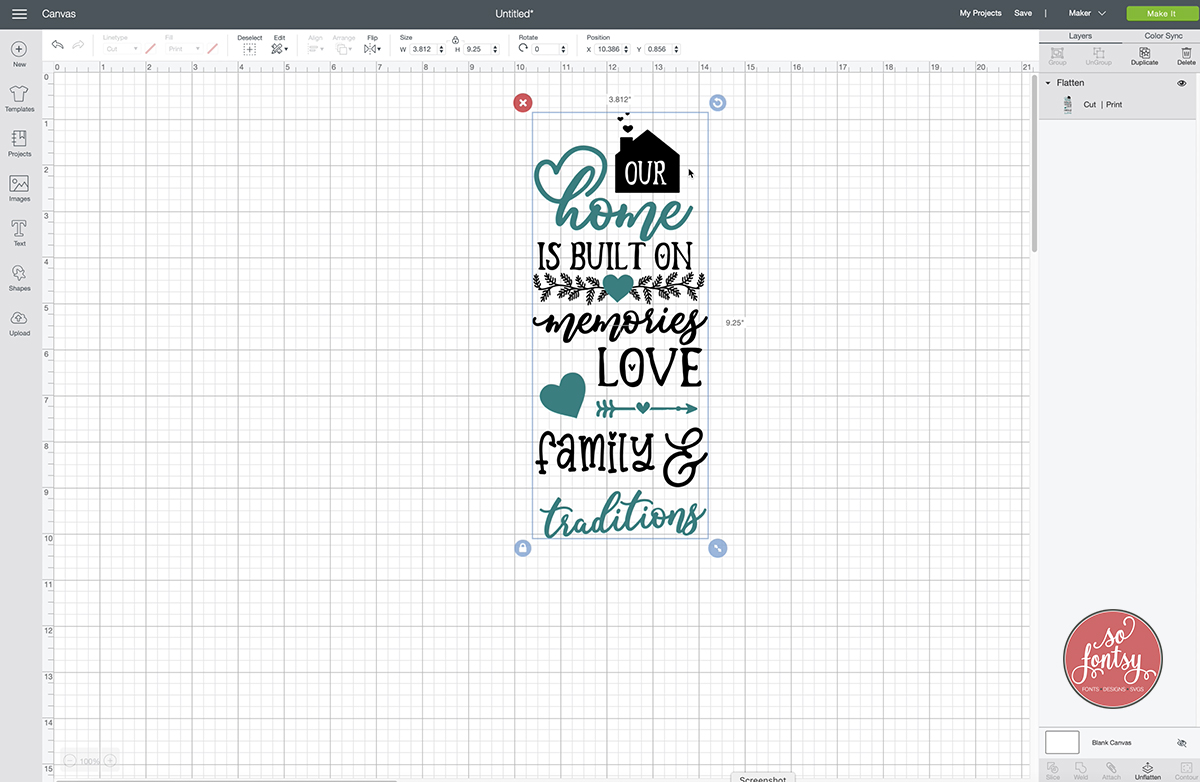 Download Cricut Design Space How To Turn An Svg Into Print Then Cut So Fontsy