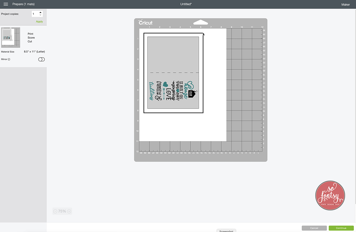 Cricut Design Space How to Turn an SVG into a Print Then Cut 8